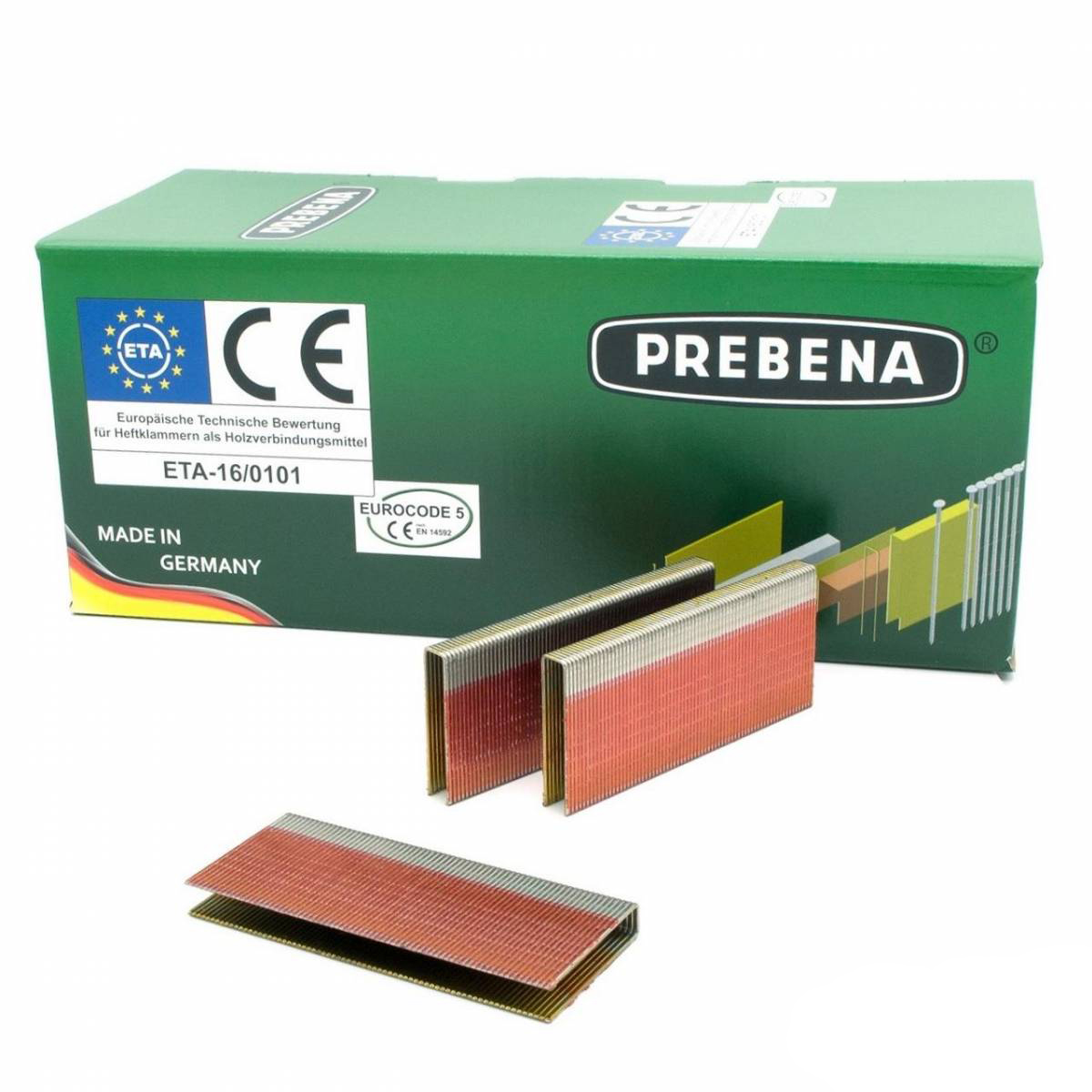 L38CRFHA-ETA Heftklammern rost- & säurebeständig geharzt