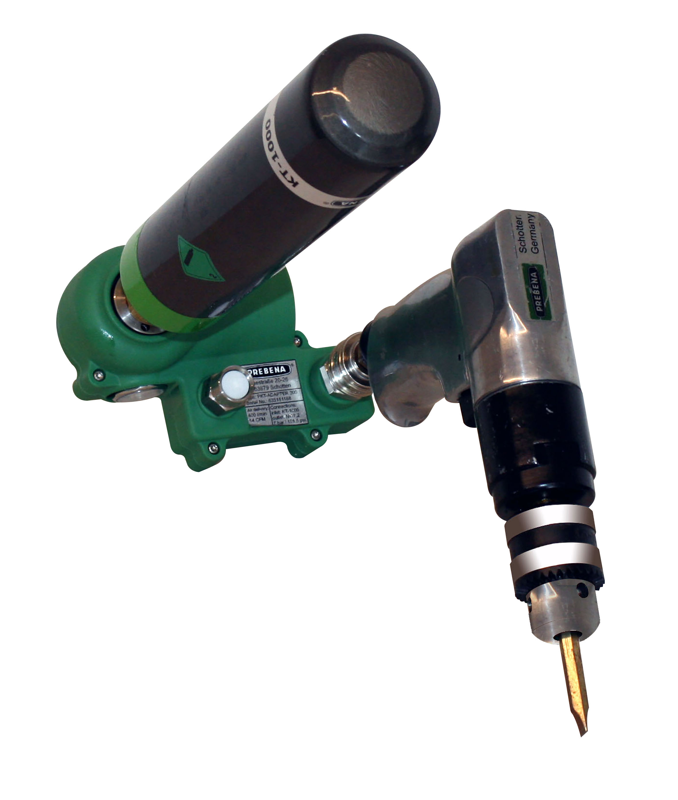 PKT-Adapter 300 für den Anschluss von Druckluftgeräten bis 10 bar PKT-Adapter 300 für den Anschluss von Druckluftgeräten bis 10 bar