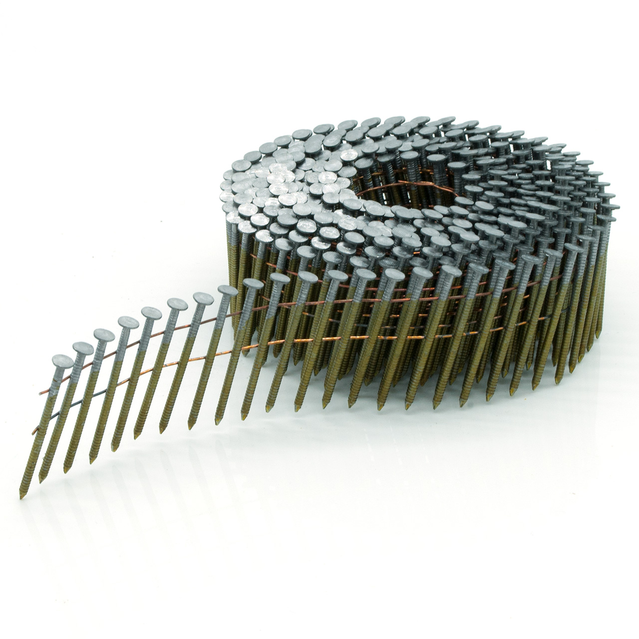 CNF21/32BKRI Coilnägel blank Ringschaft