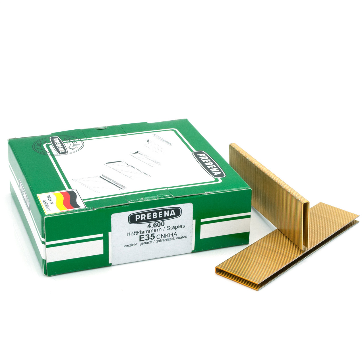 E35CNKHA Heftklammern verzinkt geharzt