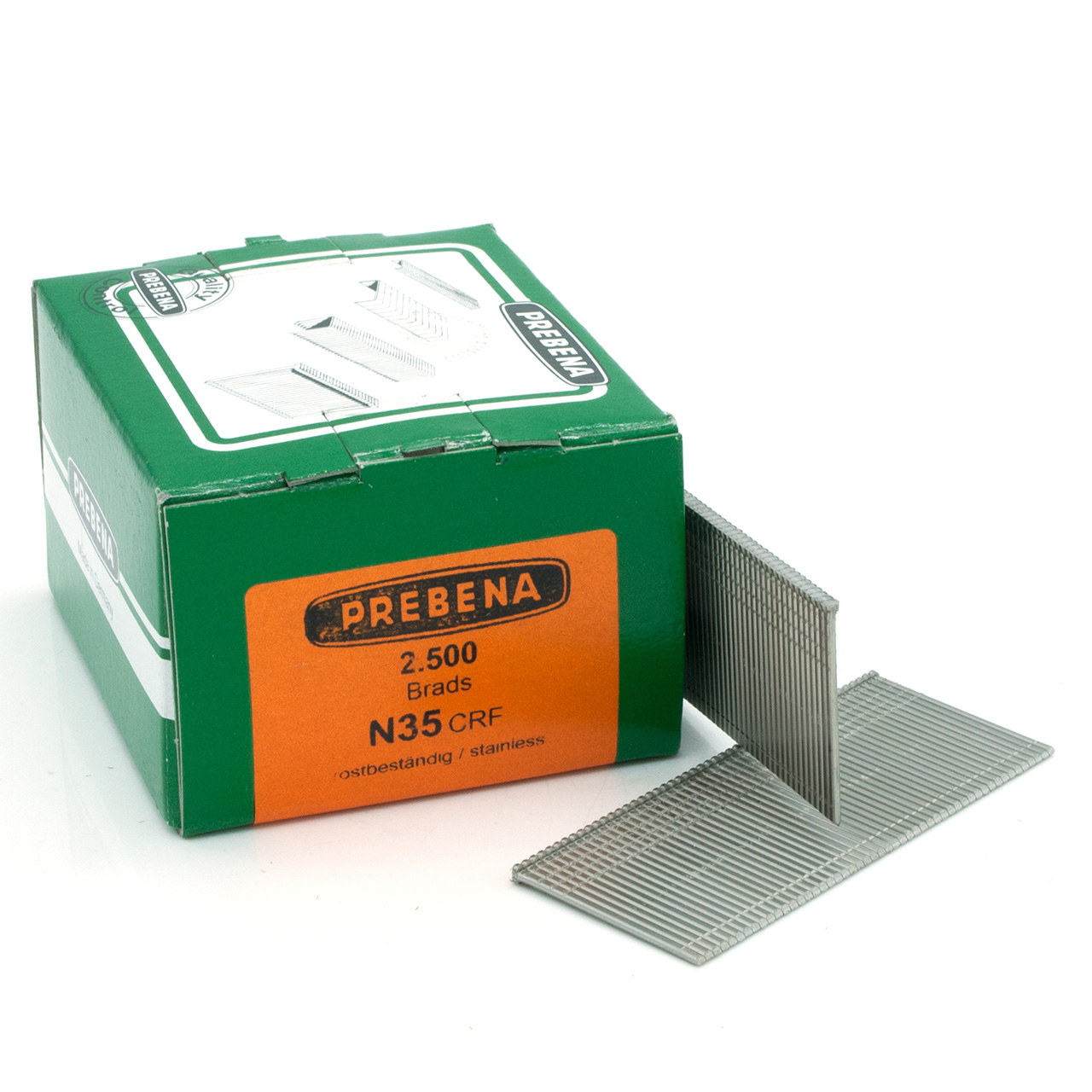 N35CRF Stauchkopfnägel (Brads) rost- & säurebeständig