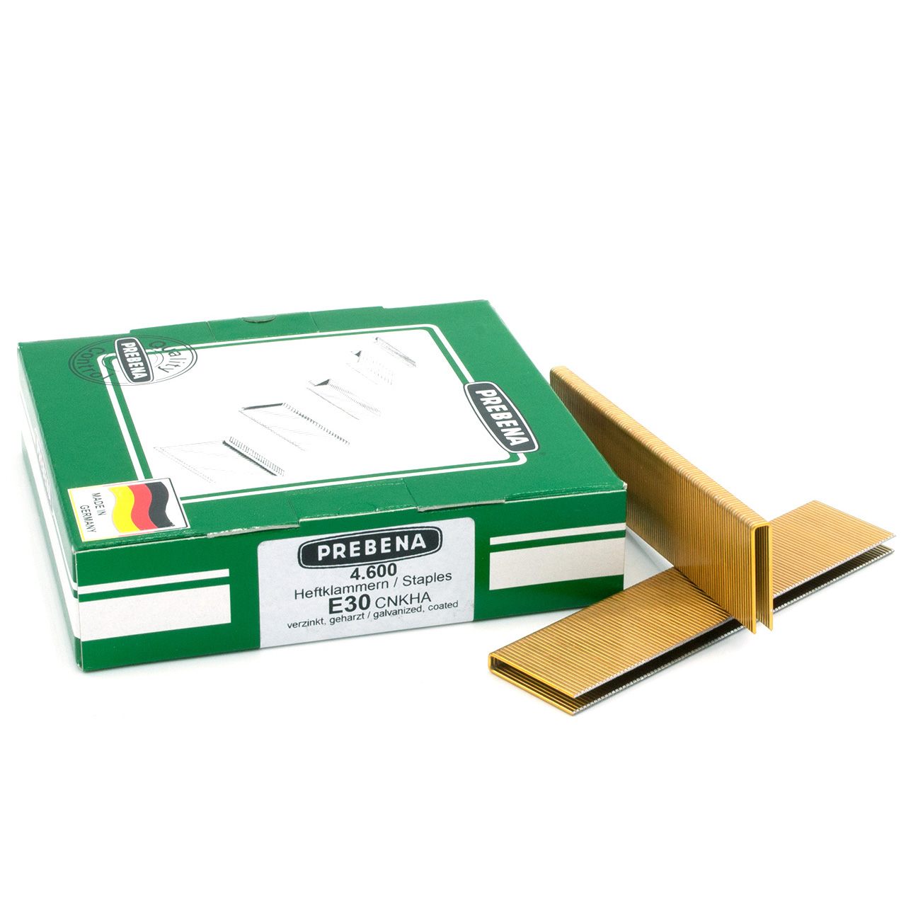 E30CNKHA Heftklammern verzinkt geharzt